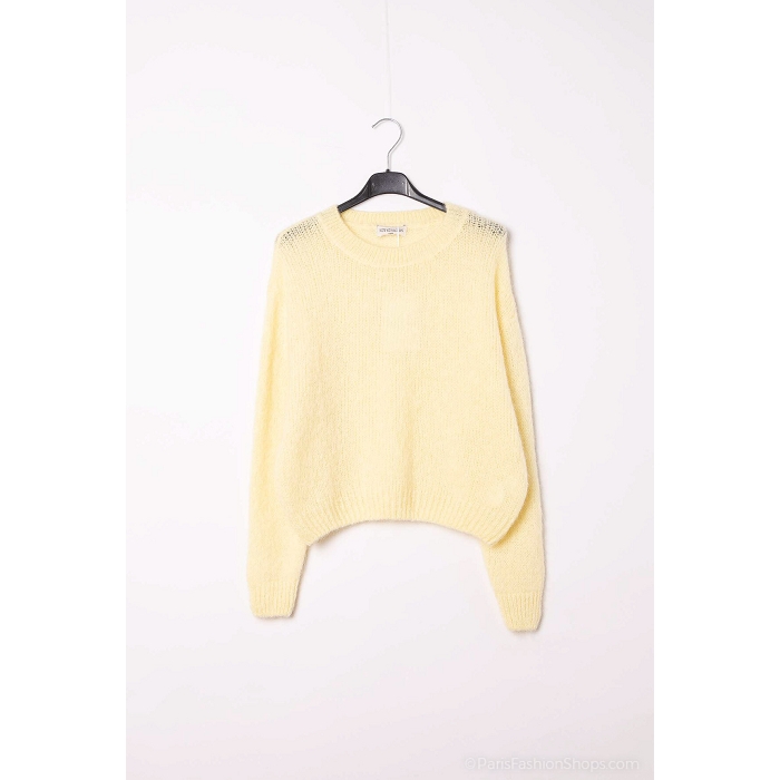 Scarpy creation my pull col rond yl jaune4906605_5