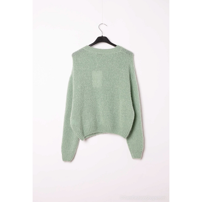 Scarpy creation my pull col rond yl vert4906607_3