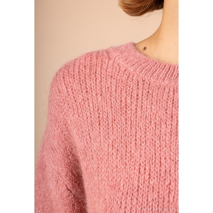 Scarpy creation my pull col rond yl marron4906611_3