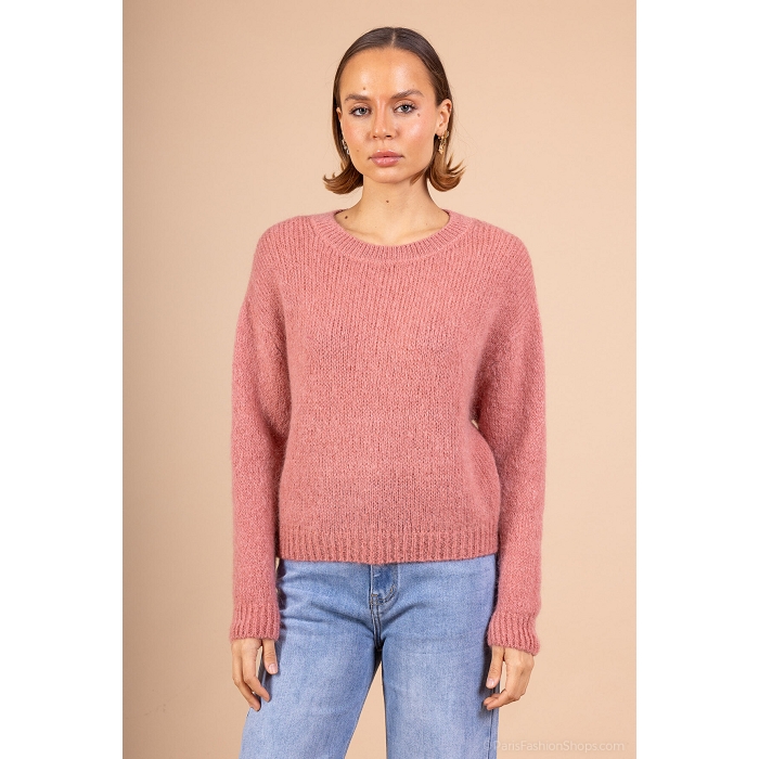 Scarpy creation my pull col rond yl marron4906611_4