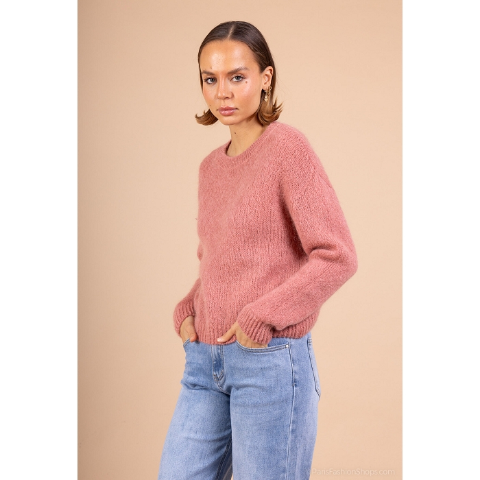 Scarpy creation my pull col rond yl marron4906611_5