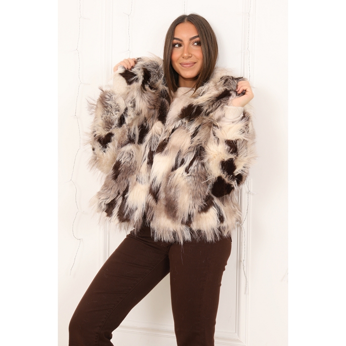 Scarpy creation my veste fourure yl beige4907002_4