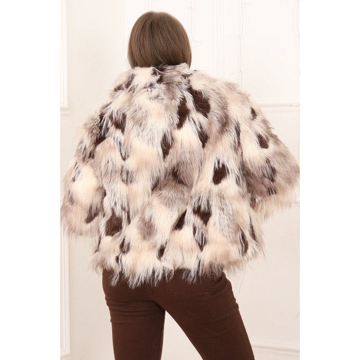 Scarpy creation my veste fourure yl beige4907002_5