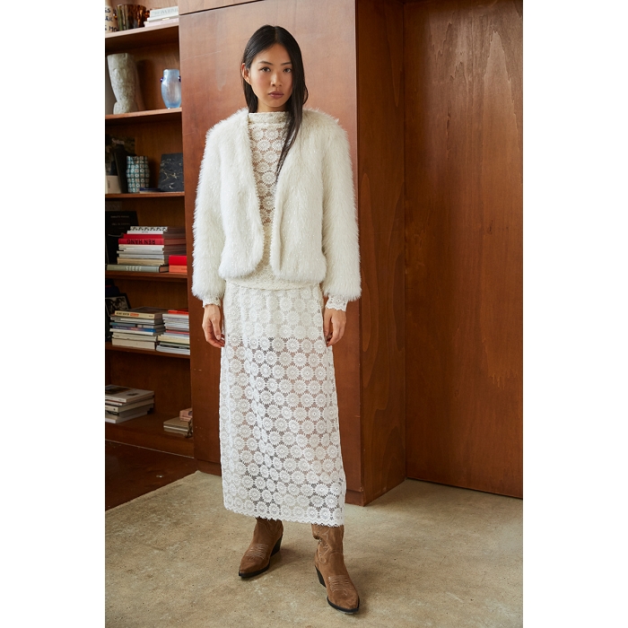 Scarpy creation my cardigan fourrure yl blanc4907701_3
