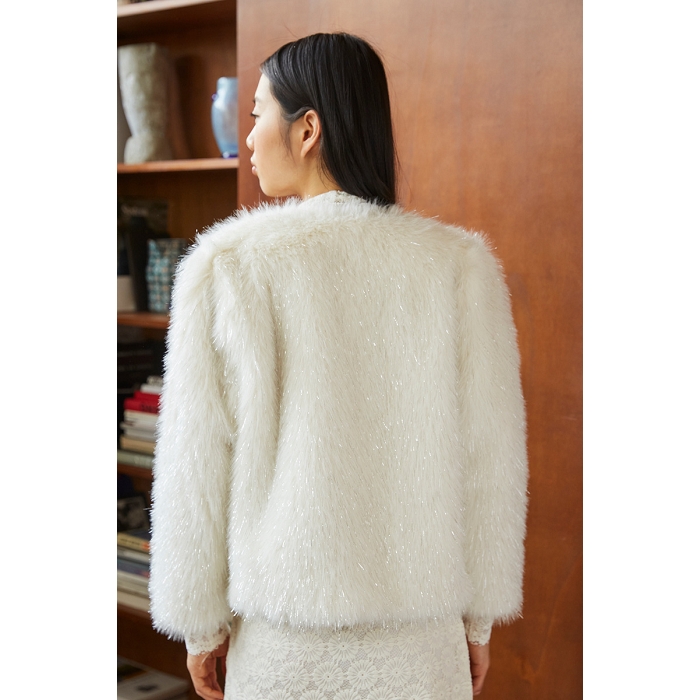 Scarpy creation my cardigan fourrure yl blanc4907701_4