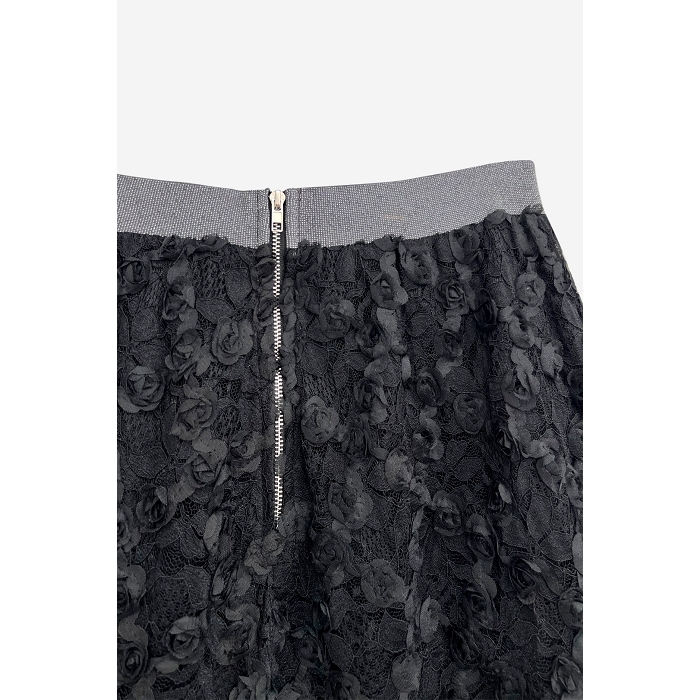 Scarpy creation my jupe avec fleur yl noir4908201_5