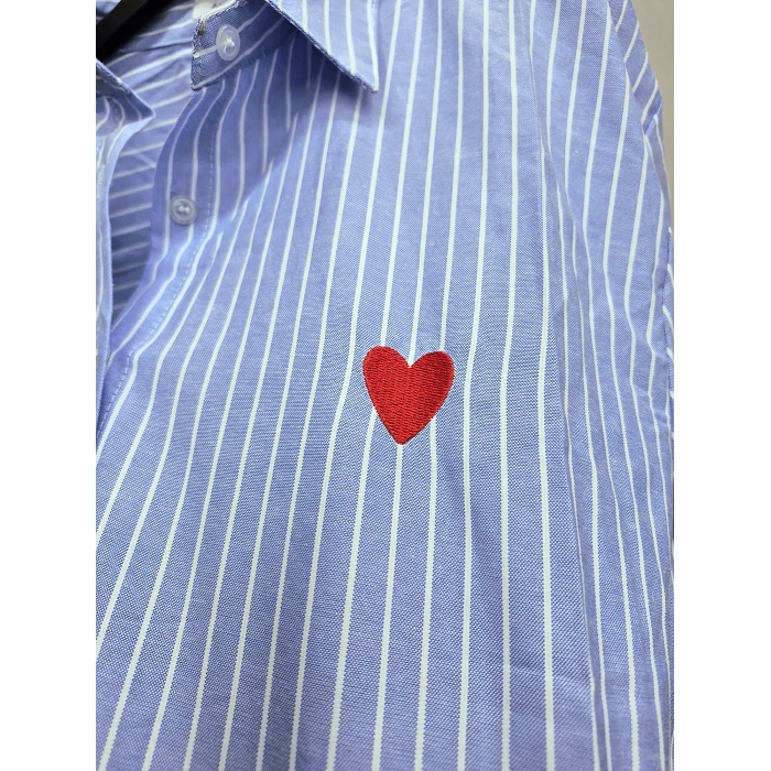 Scarpy creation chemise coeur rouge bleu4913101_2