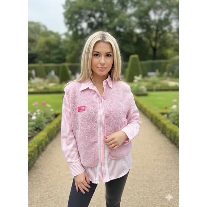 Scarpy creation my gilet bouclette yl rose4915502_5