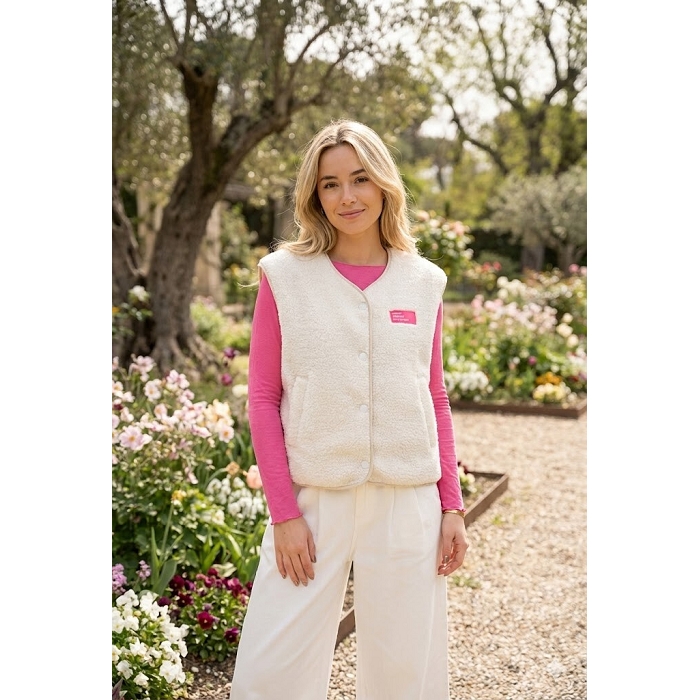 Scarpy creation gilet bouclette blanc4915503_3