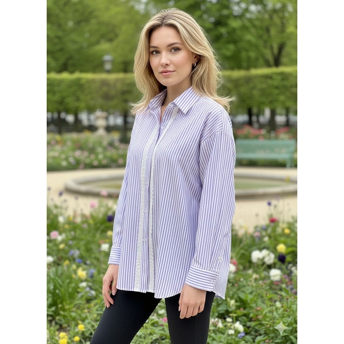 Scarpy creation chemise rayee parme4915704_6