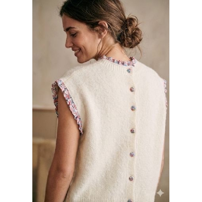 Scarpy creation my gilet inverse yl beige4927202_2