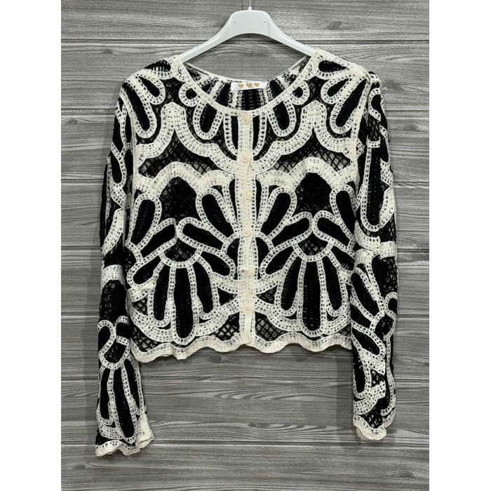 Scarpy creation my cardigan dentelle yl noir4930101_2