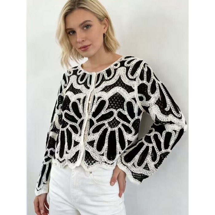 Scarpy creation my cardigan dentelle yl noir4930101_5