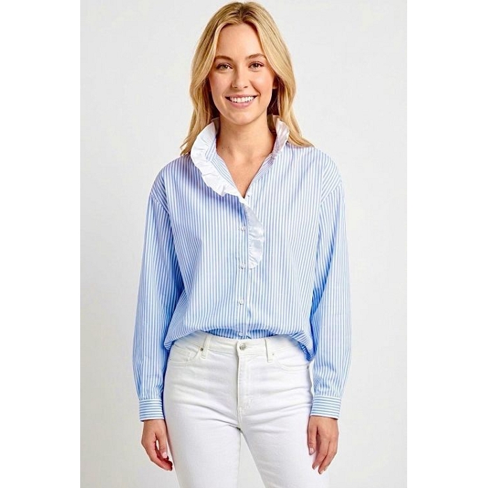 Scarpy creation my chemise rayure yl bleu4930801_6