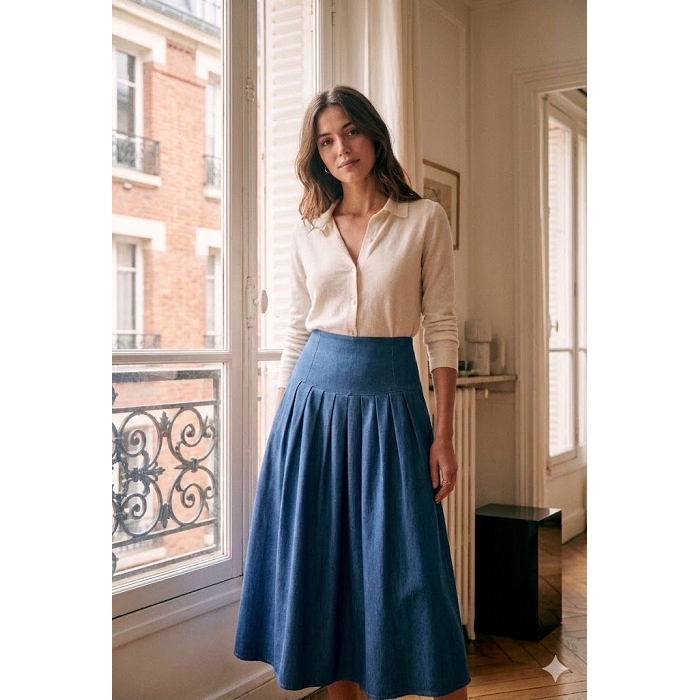 Scarpy creation my jupe evasee yl bleu4931501_5