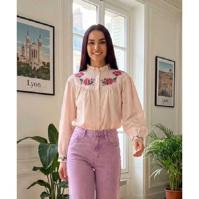 Scarpy creation my chemise florale yl rose4932201_2