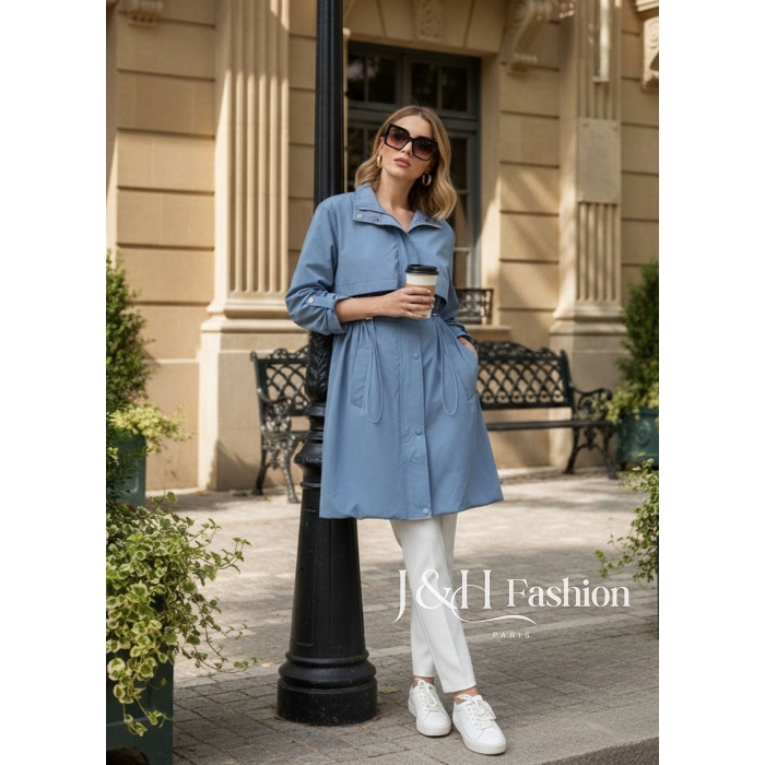 Scarpy creation veste impermeable bleu