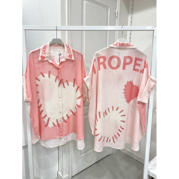Scarpy creation chemise imprimee rose4933503_5