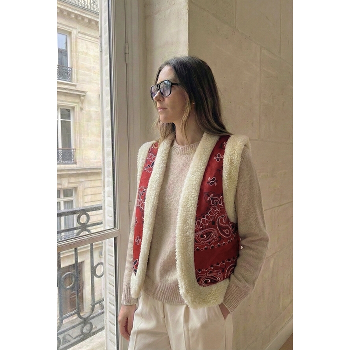 Scarpy creation gilet moumoute reversible 4934002_6