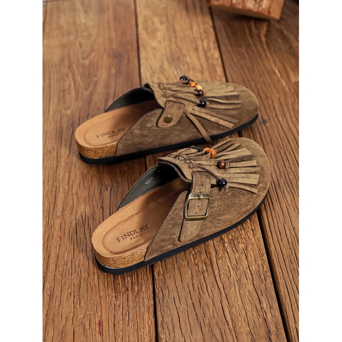 Scarpy creation sabots a frange vert4935802_2