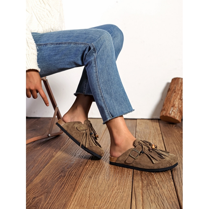 Scarpy creation sabots a frange vert4935802_5