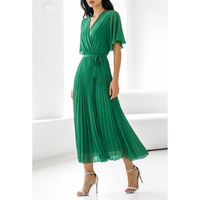 Scarpy creation robe alira croisee vert4935902_4