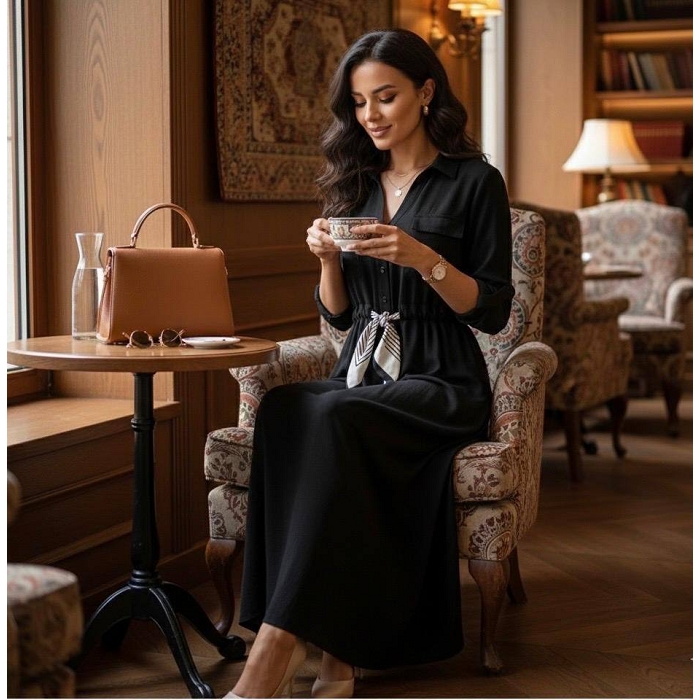 Scarpy creation my robe broderie anglaise yl noir4936401_2