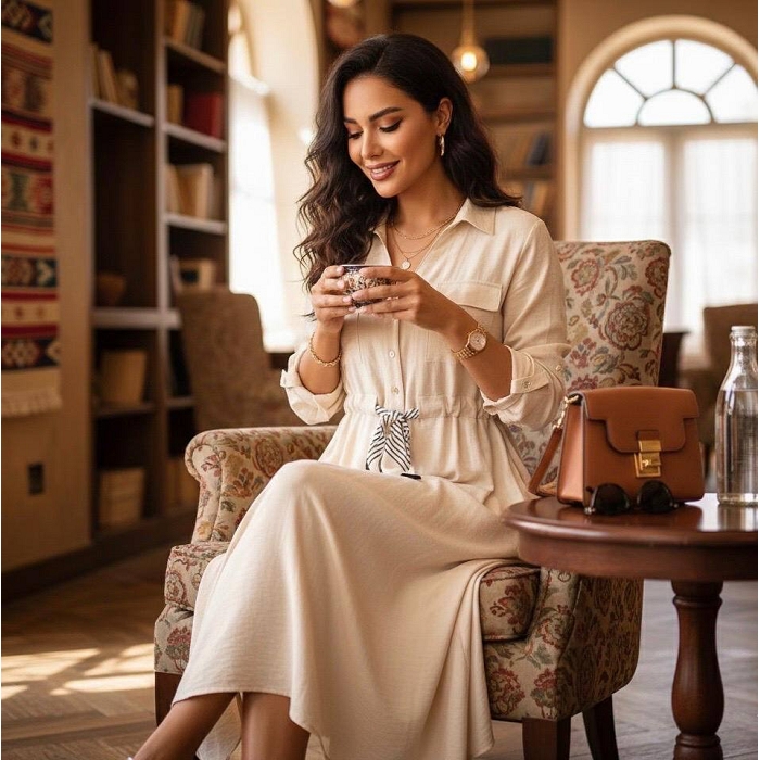 Scarpy creation my robe broderie anglaise yl beige4936402_6