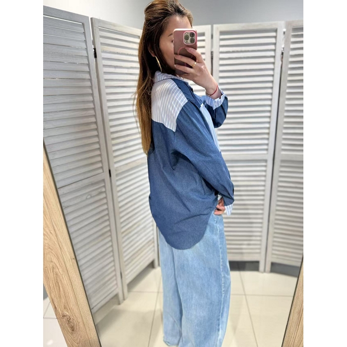 Scarpy creation my chemise bicolors yl bleu4937001_6