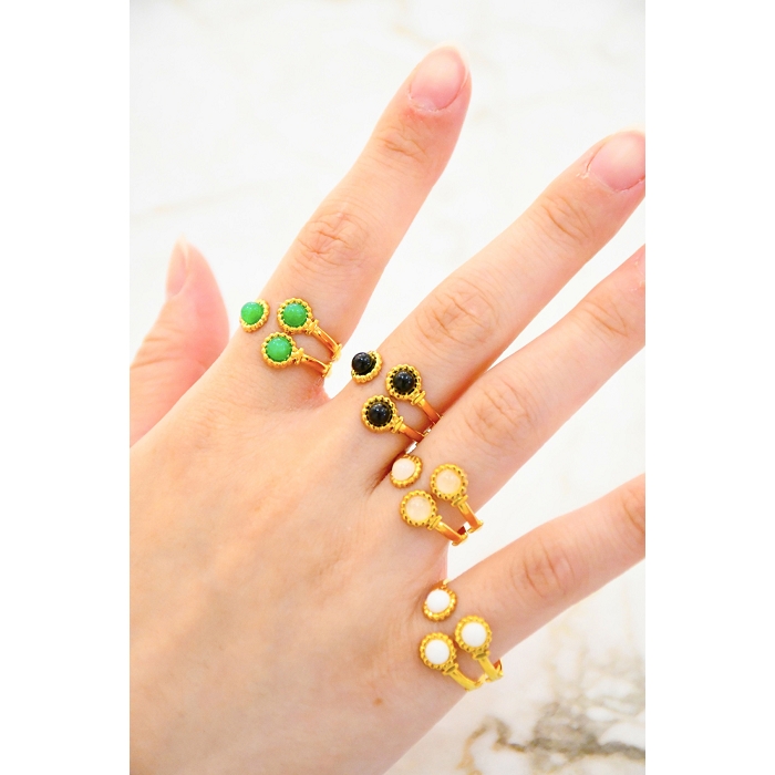 Scarpy creation bague vert