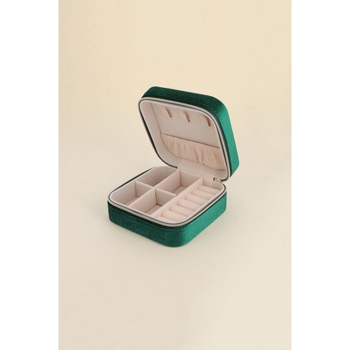 Scarpy creation boite a bijoux velours miroir vert4943101_4