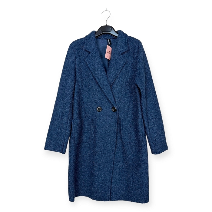 Scarpy creation my manteau deux bouton yl bleu
