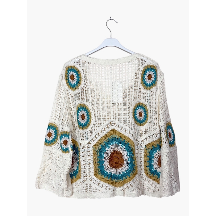 Scarpy creation my pull crochet multicolor yl jaune4954504_6