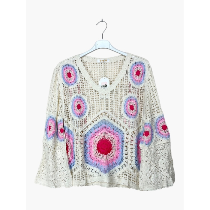 Scarpy creation my pull crochet multicolor yl rose4954505_3