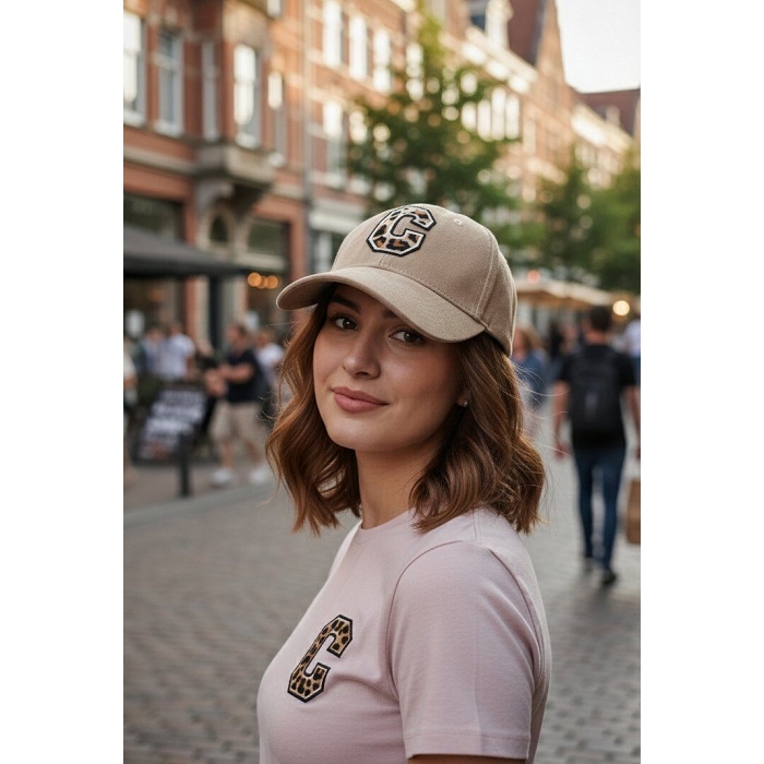 Scarpy creation my casquette c leopard yl gris4955805_2