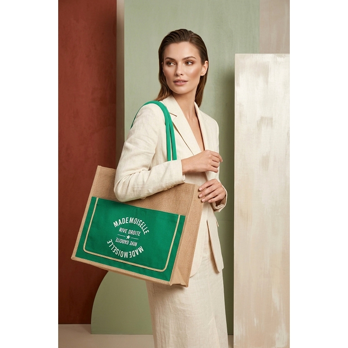 Scarpy creation my sac 100 toile de jute yl vert4955902_5