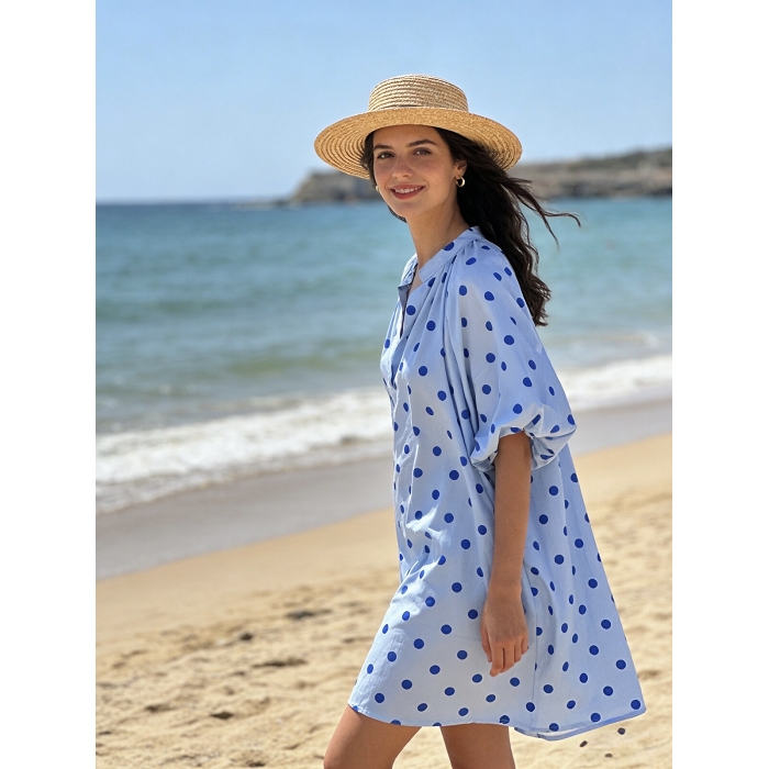 Scarpy creation robe petits poids bleu