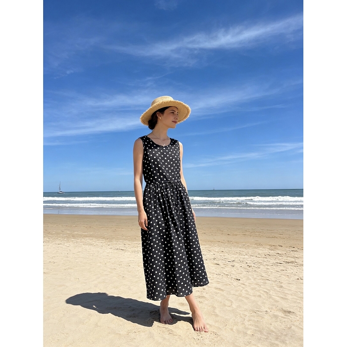 Scarpy creation robe longue petits poids noir4956701_5