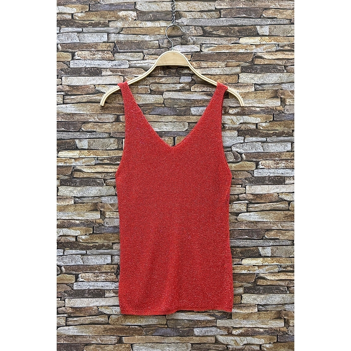 Scarpy creation my divina debardeur brillant yl orange4957201_5