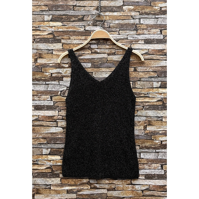 Scarpy creation divina debardeur brillant noir4957208_3