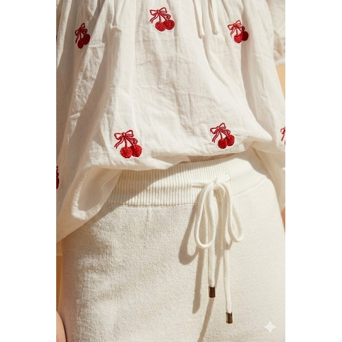 Scarpy creation my chemise col volante yl blanc4957801_3