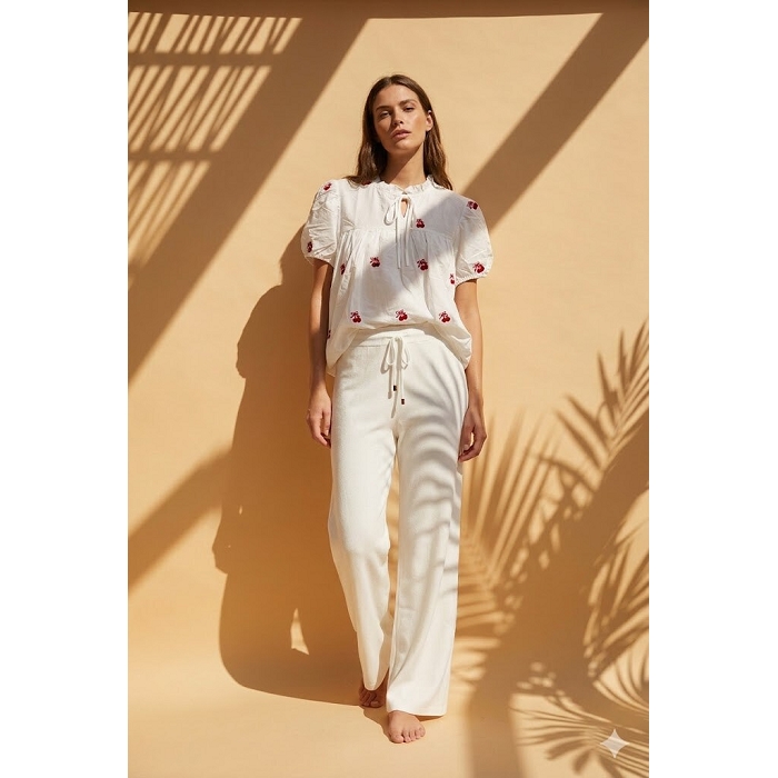 Scarpy creation my chemise col volante yl blanc4957801_6