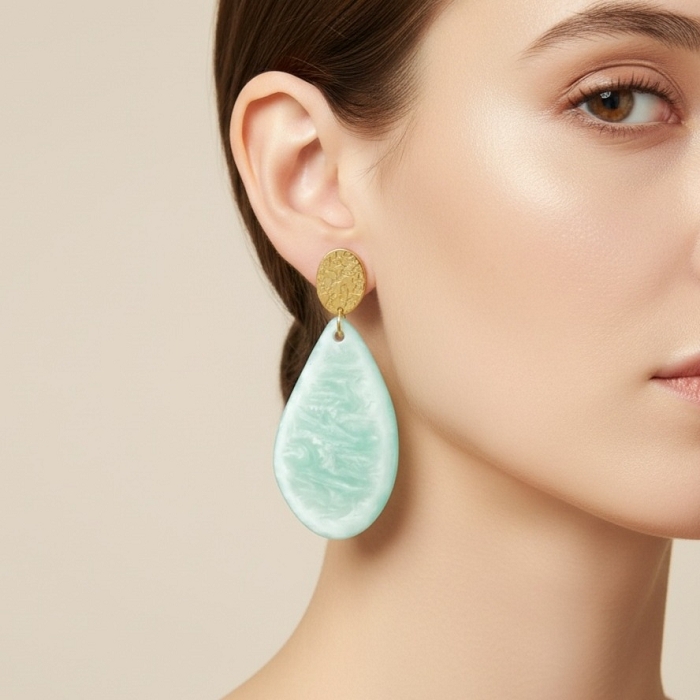 Scarpy creation my boucles oreilles yl vert