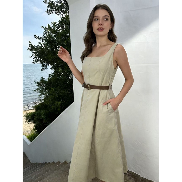 Scarpy creation my robe evasee en coton yl gris4978802_5