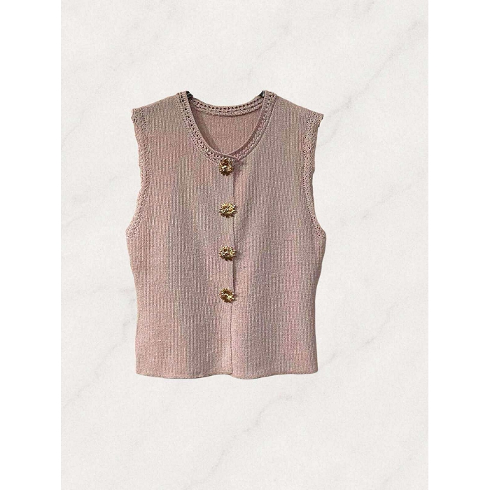 Scarpy creation gillet sans manche rose4980301_5