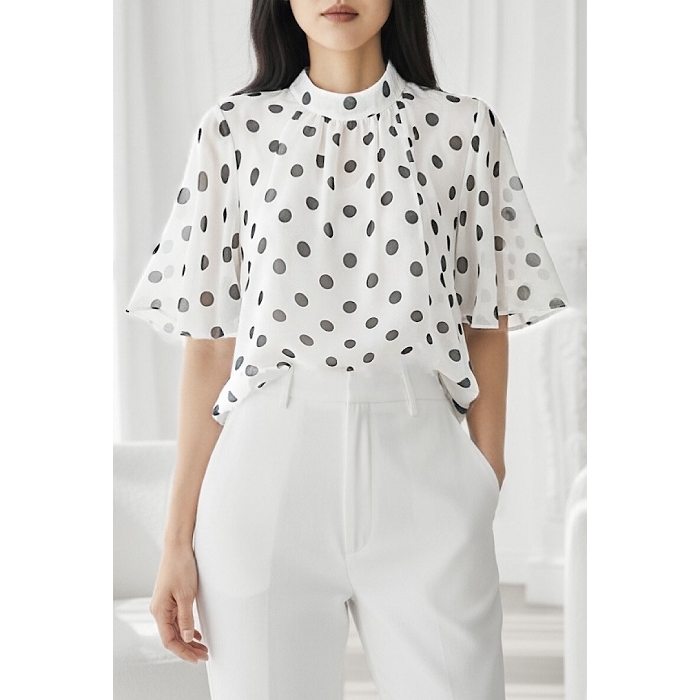 Scarpy creation agnes top manche fluide blanc4983302_4