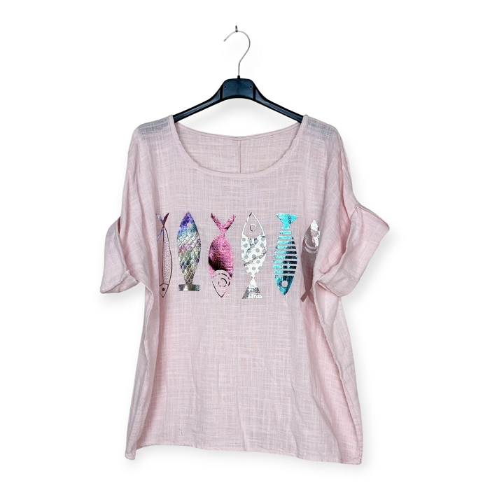 Scarpy creation my top coton  poisson yl rose4984701_3