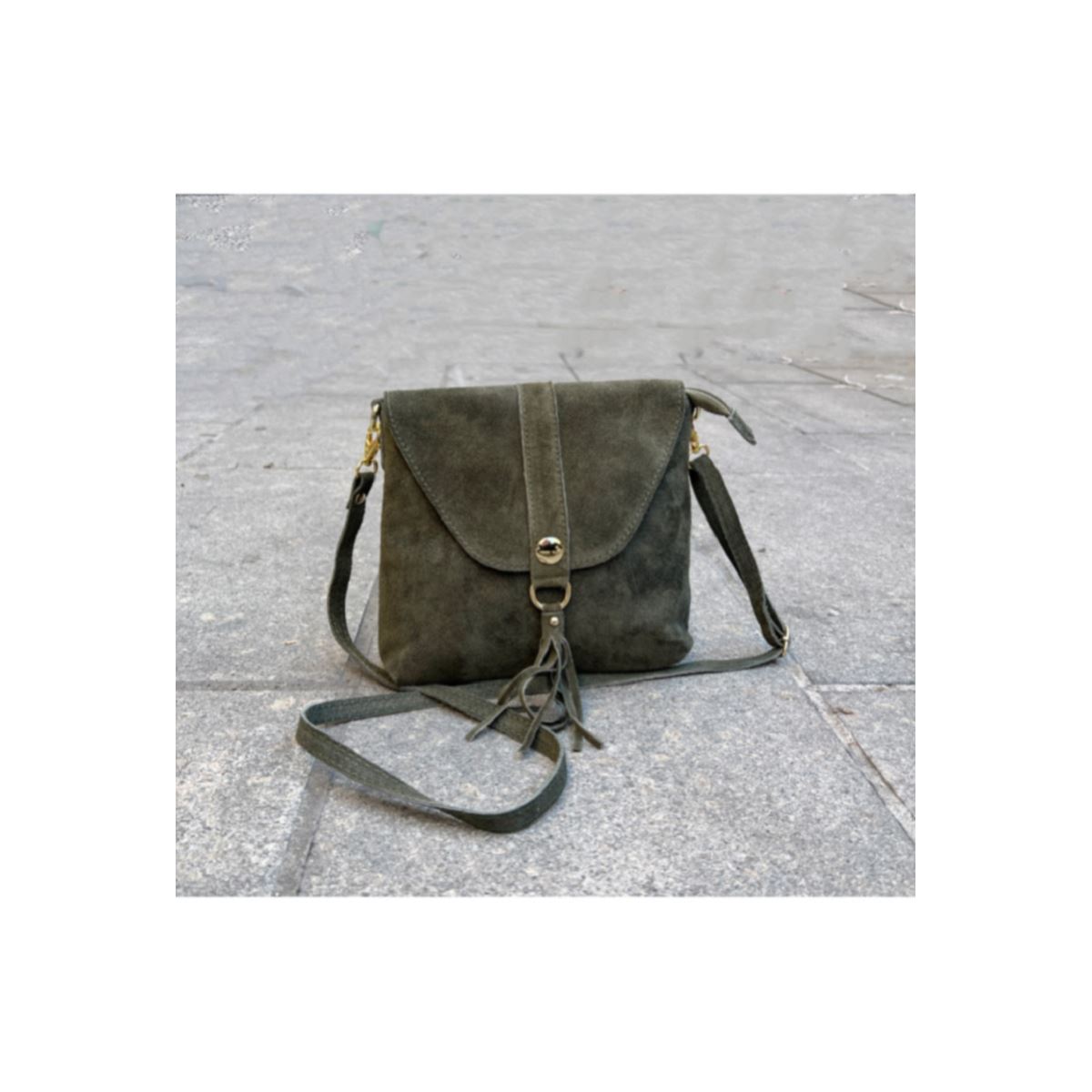 deux Olli OT12 sac à bandoulière sac à bandoulière pin vert