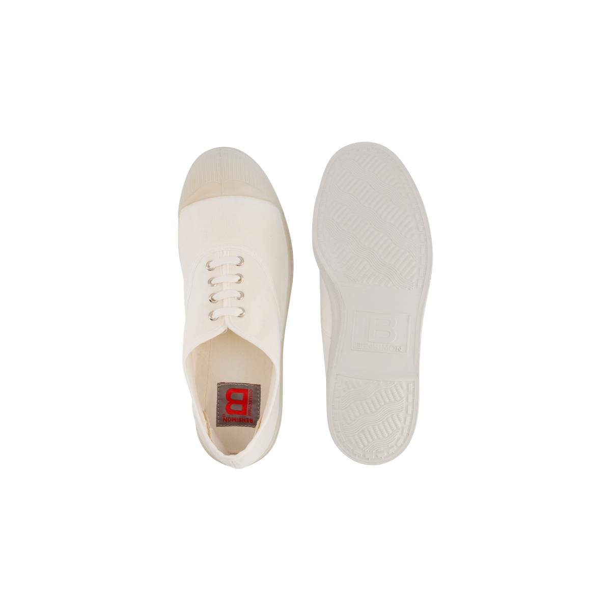 SCARPY Bensimon ts sport tennis lacet blanc femme