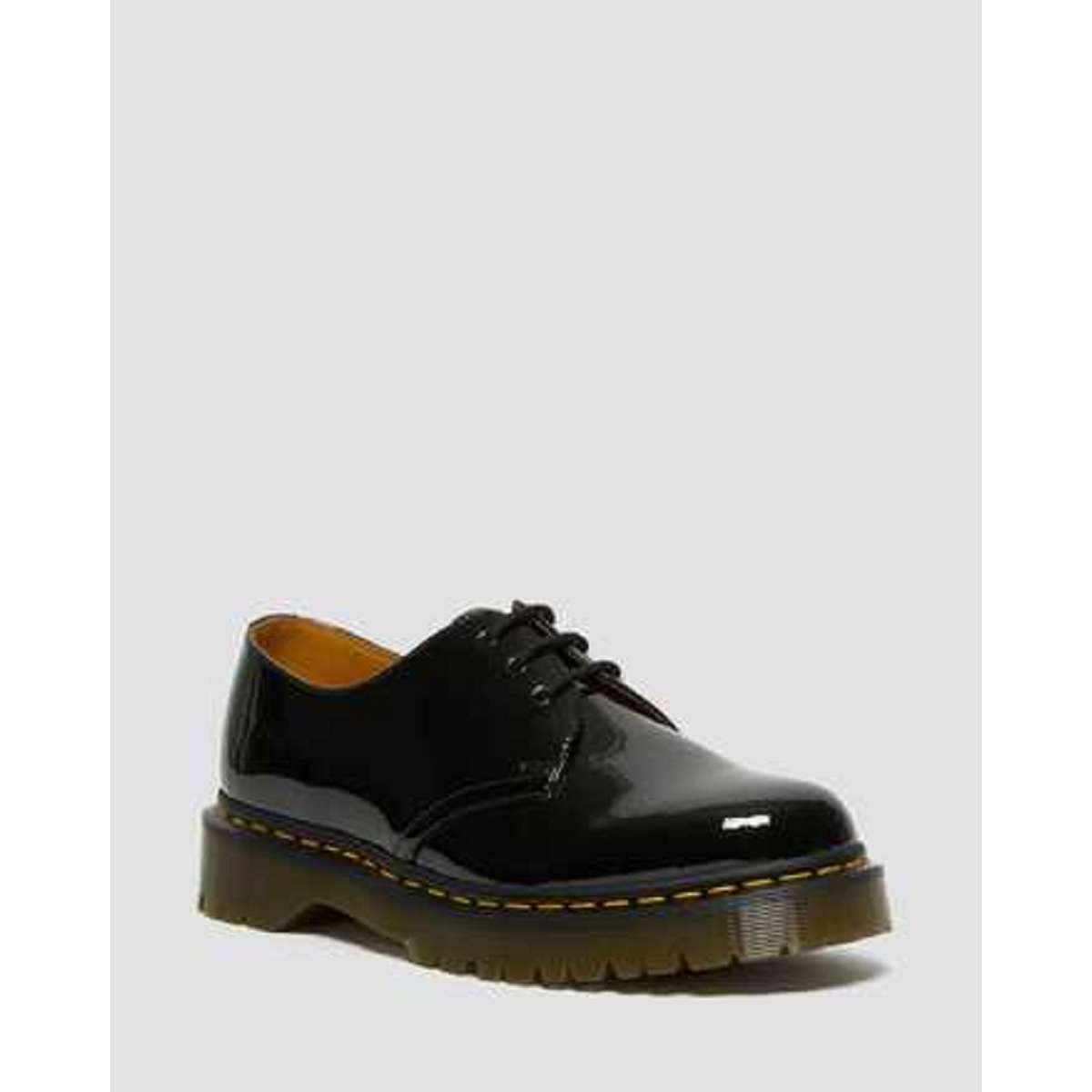 SCARPY Dr martens ts sport 1461 bex black patent lamper noir femme
